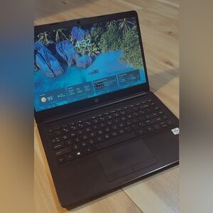 HP 14 Sleek Black Laptop Windows 11